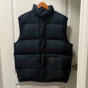 Polo by Ralph Lauren Men's Navy and Green Puffer Vest